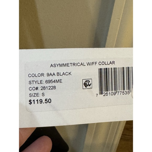 Maralyn & Me Juniors' Faux-Fur-Trim Asymmetrical Hooded‎ Coat, Black Size Small - Picture 7 of 13